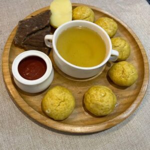 Хинкал-кукурузный с суш. мясом