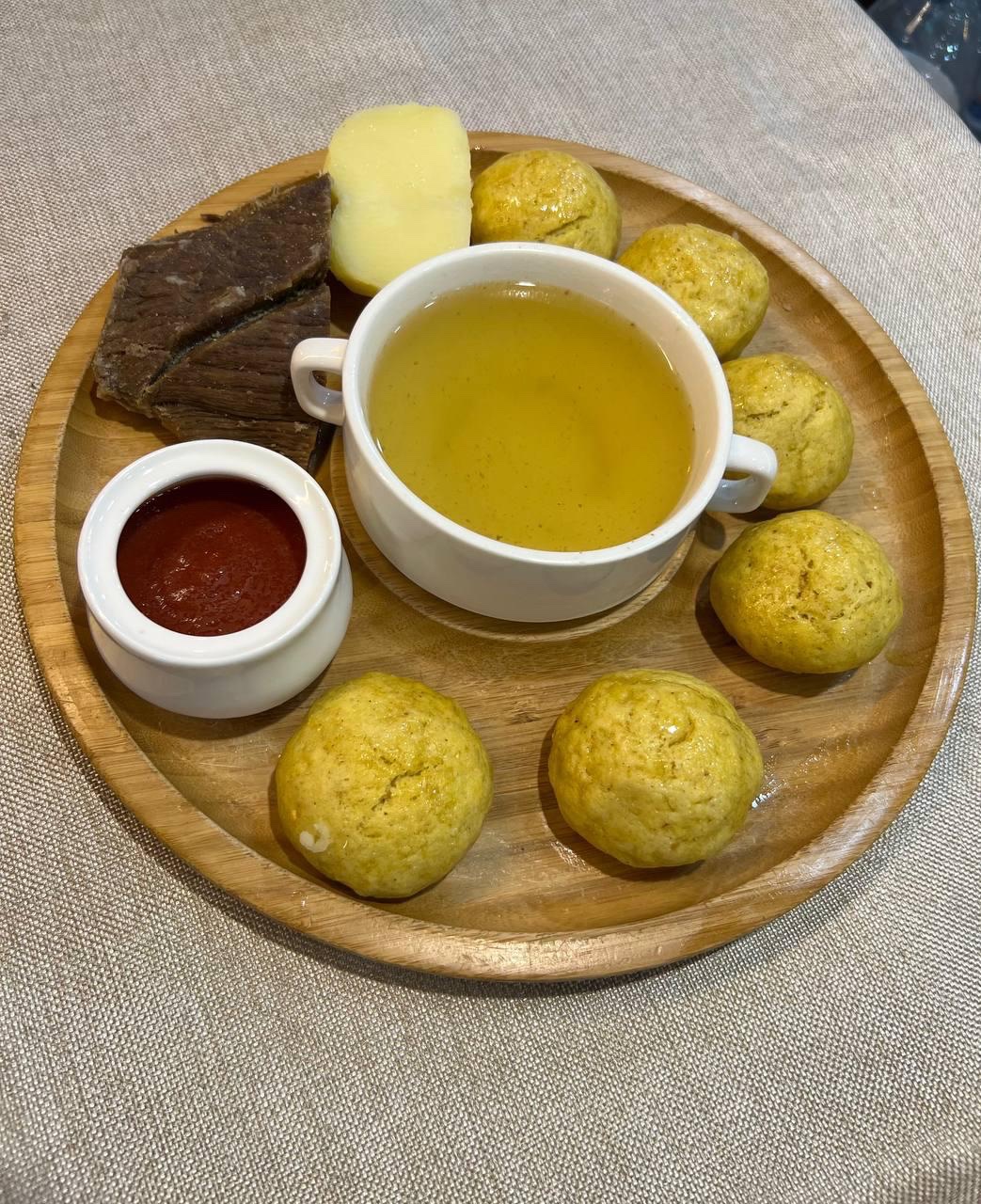 Хинкал-кукурузный с суш. мясом