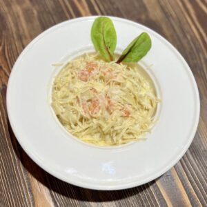Фетучини с креветкой