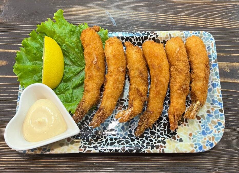 Креветки в кляре (6шт)