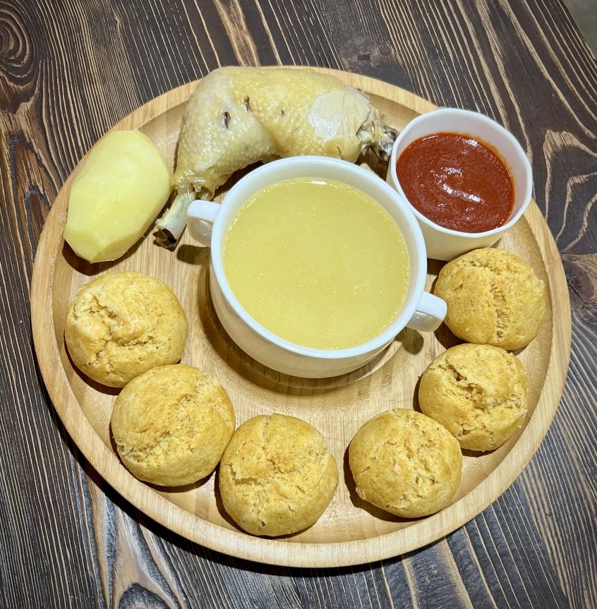 Хинкал-кукурузный с курицей