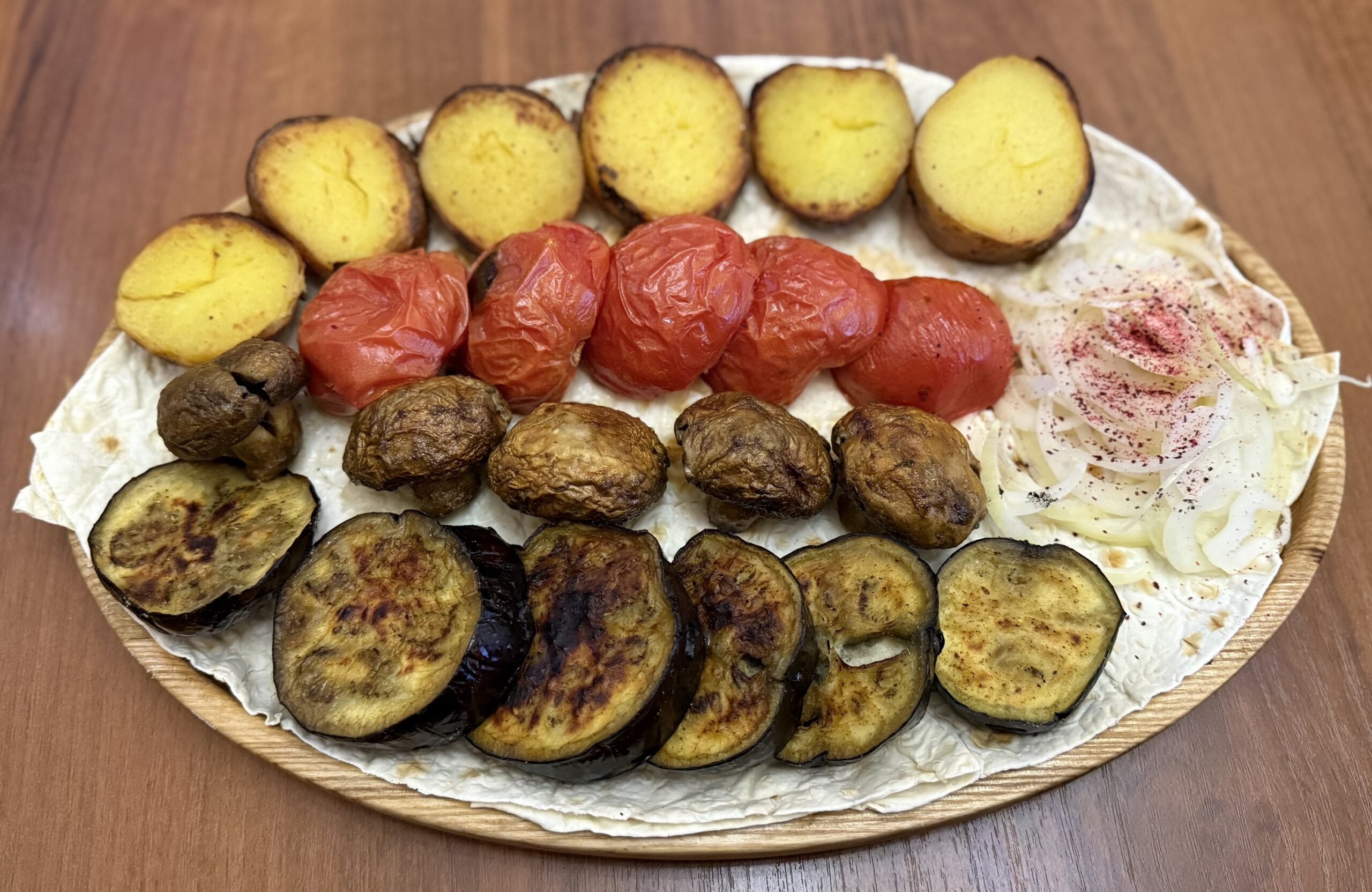Овощи на мангале